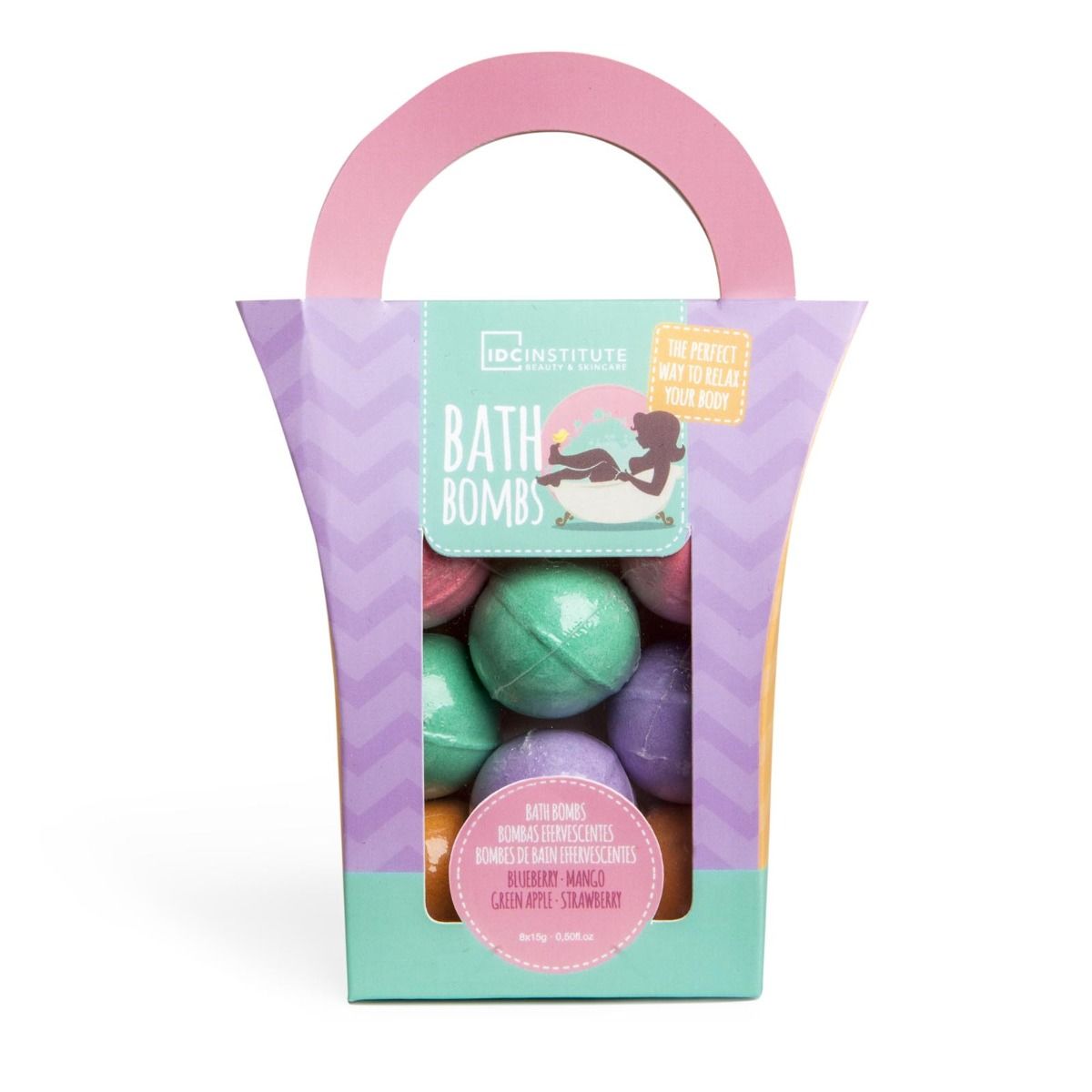 Set bile pentru baie IDC Institute Smoothie Box Fizzers